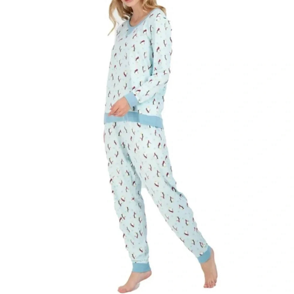 Pj Couture Penguin/Snowflake Pajamas Set•NWT - Picture 2 of 9